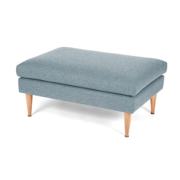 Polsterhocker skandinavisch grau