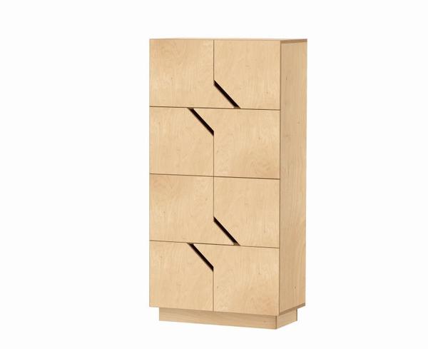 Geräumige Kommode aus Holz minimalistisch