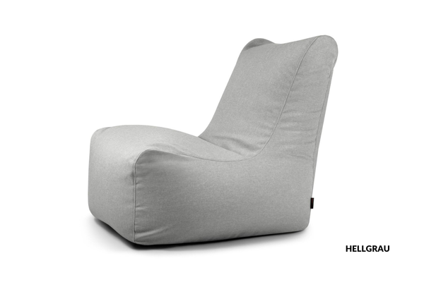 Sitzsack Seat Riviera hellgrau Pusku-Pusku
