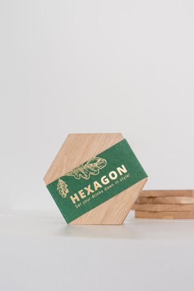 Tassenuntersetzer edel Holz