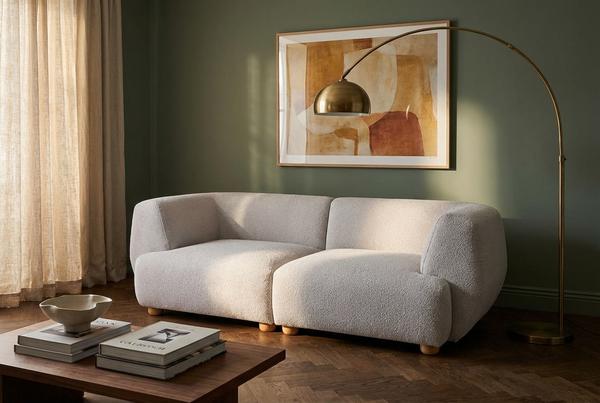 Modulares Sofa-System skandinavisches Design 2-Sitzer