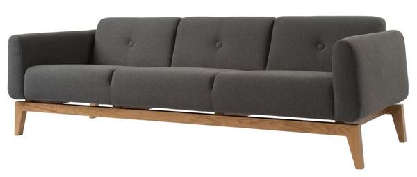 Familiensofa grau skandinavisches Design
