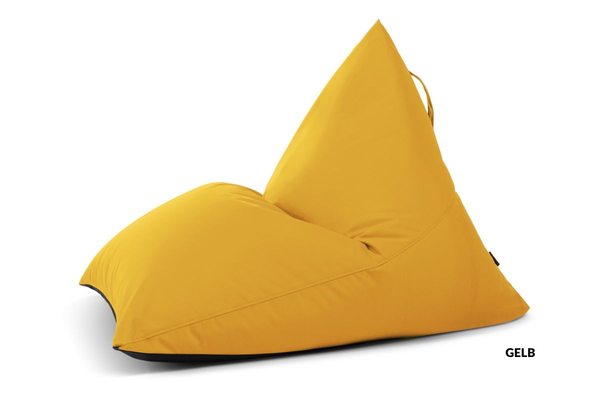 Outdoor-Sitzsack Razz Colorin gelb Pusku-Pusku