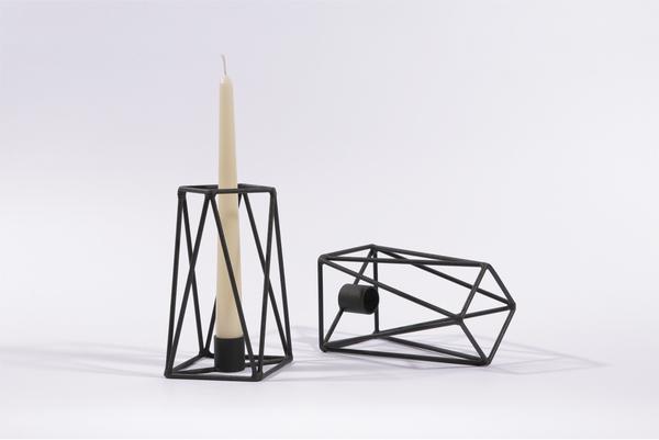 Kerzenständer geometrisches Design 