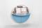 Wandsekretär Multifunctional Pill Emko weiß-blau