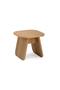 Eckiger Beistelltisch aus Holz