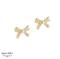 Aqua Dulce  DARLING BOW EARSTUDS 5779