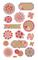 Kraftpapier-Sticker, 10 x 16 cm, verschiedene Motive