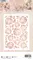 Stencil Maskierschablone "Rose pattern", 10,5x14,5cm