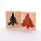 Holzstempel "Tannenbaum Pinselstrich", 7x8cm