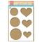 Maskierschablone Mixed Media Herzen & Kreise, DIN A4