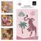 Clear Stamp Set Boho "Tiger Lilly", bis 8x13,5cm, 4-tlg.