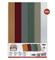 Leinen metallic Cardstock Papier Set " Whimsical Christmas", 21x29,7cm,,225-240g/qm, 21 Bogen 