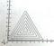 Stanzschablone Dreiecke Set, bis 7x8 cm ,6-tlg.