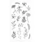 Clear Stamp Set "Streublumen garden botanicals", 17tlg. 