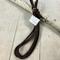 Schleppleine Fettleder braun, 3 m, ohne Handschlaufe