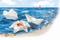 Schwimmpapier 65 g/m², 20 x 20 cm, 20 Blatt, weiß