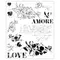 Clear Stamp Set "Love letters by Willow W.", 13-tlg, 12,7x20,3cm 