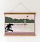 Illustre Welt Poster A4 STRANDBAD MASCHSEE