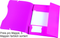 Sammelmappe NEON aus Kunststoff, DIN A4