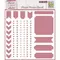 Stencil Maskierschablone "Journal Planner", 15x15cm