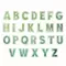 Stanzschablonen Set "Alphabet This or that", 52 tlg. 4,5cm hoch