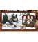 Leinen metallic Cardstock Papier Set " Whimsical Christmas", 21x29,7cm,,225-240g/qm, 21 Bogen 