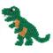 Stiftplatte Midi für Bügelperlen, "Dino"