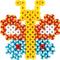 Bügelperlen ca. 3.000, bunte Midi Bastelperlen, Ø 5 mm, im Streifen Mix