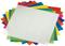 Transparentpapier-Faltblätter, verschiedene Größen, 42 g/m², farbig sortiert, 500 Blatt