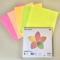 Origami Papier "neon", 15x15cm, 80g/qm, 50 Blatt 