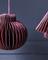 6fach sortierte Ornamente "Comb" in Weinrot von House Doctor