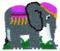 Stiftplatte Midi für Bügelperlen, "Elefant"