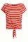 King Louie ARIA KNOT SHIRT MARSY LINEN STRIPE