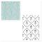 Embossing Folder / Prägeschablone Multi Level "Scallop Blümchen", 10,8x15,8cm