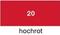 Tonkarton 220 g/m², 50 x 70 cm, 10 Bogen, hochrot