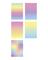 Glanzpapier "Regenbogen pastell", glänzend, 22,5x32cm, 100g/qm, 10 Blatt