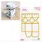 Stanzschablone Geschenkbox, Schachtel "Scallop Candybox", 4x4x7,5cm,