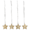 4er Set Advents-Dekoration "Togg" gold von House Doctor