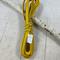 Schleppleine Nylon gelb 10 m mit Handschlaufe