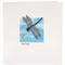 Holzstempel "Libelle im Anflug" 6x7cm
