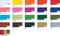 Kreppapierrolle, Regenbogen, 0,5 x 2,5 m, 10 Rollen