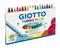 Giotto Turbo Maxi Faserschreiber im Kartonetui, 18 Farben sortiert