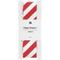 Satinband weiß/rot gestreift, 20mm, 3m