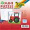 Mini Puzzle TRAKTOR extra stark, ca.14 x 14,5 cm, 20-teilig, 10 Stück, weiß