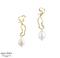 Aqua Dulce  CURLY BODIL EARRINGS 5525