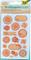 Kraftpapier-Sticker, 10 x 16 cm, verschiedene Motive