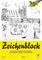 Zeichenblock mit Leinenecken 120g/m², DIN A4, 10 Blatt, weiß