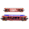 MF Train N33372 | Lemke MF33372 2-tlg. Containerwagenset Lgns der TOUAX, Epoche VI Spur N