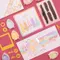 Clear Stamps Set "grafische Streifen Banner", bis 1,5x10cm, 4-tlg.